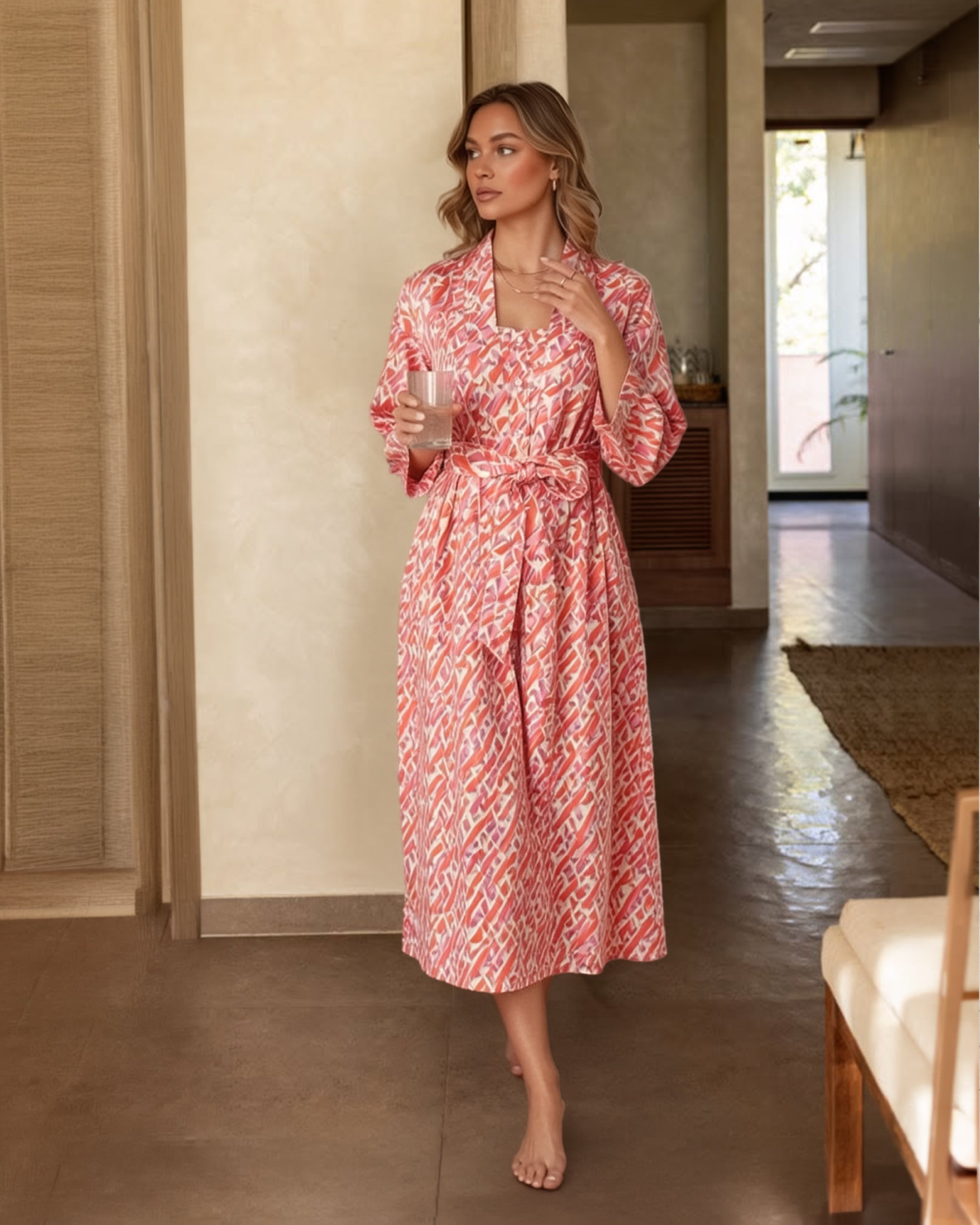 Rosy Riot Robe