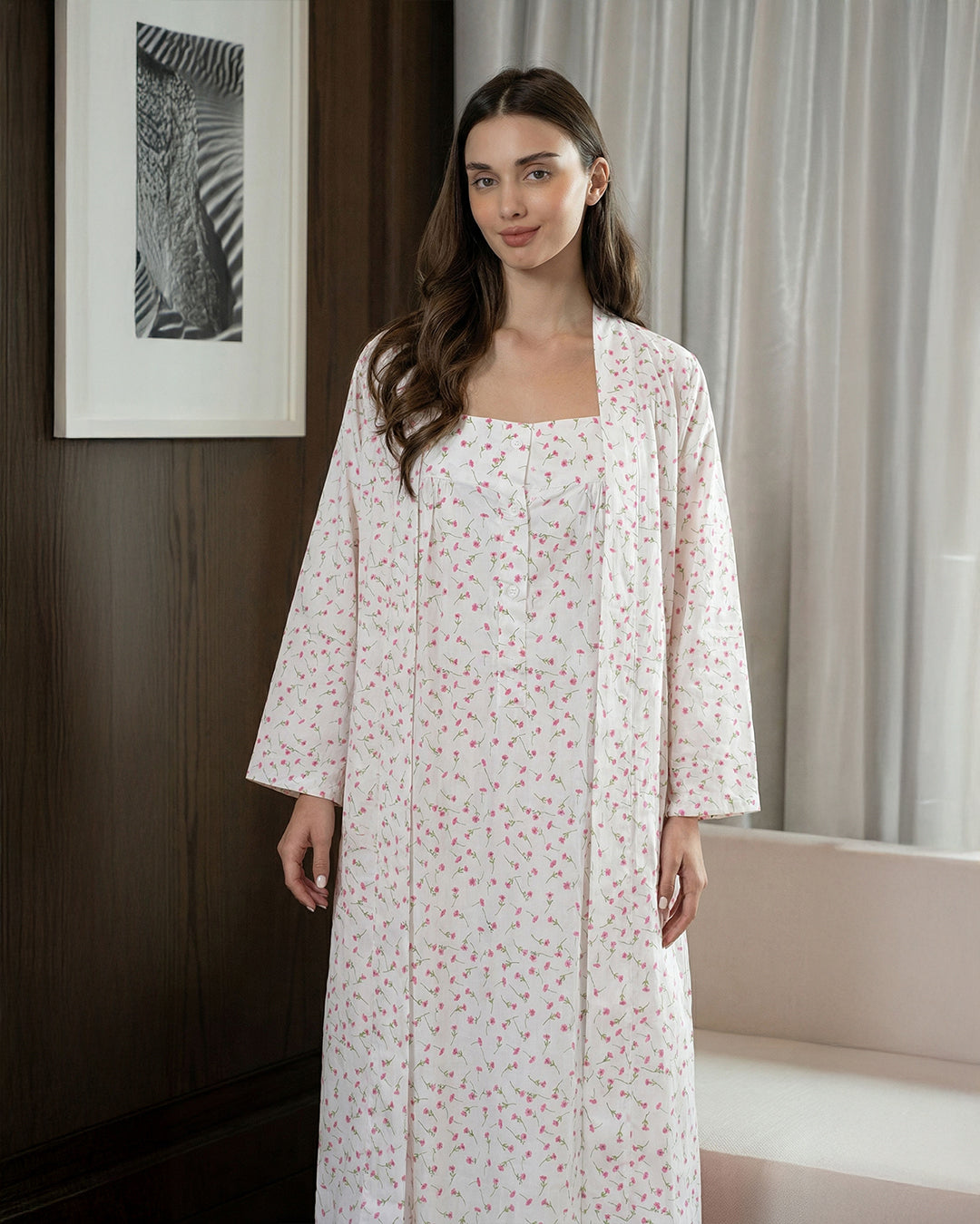 Blush Garden Robe